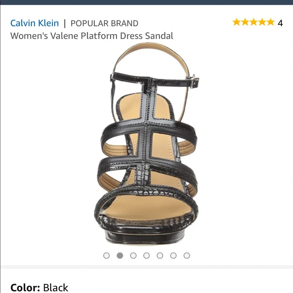 Calvin Klein new  Valene Platform Dress Sandal